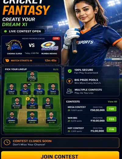 Hero11 (hero11) fantasy cricket & matchday visual 3